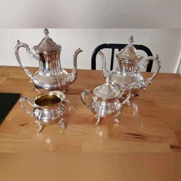 Rare Vintage W&S Blackinton Silver Plated 4pc Coffee Tea Serving set - Picture 1 of 3